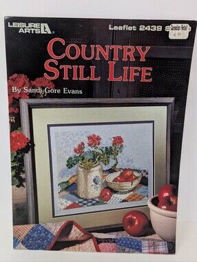 Cross Stitch Country Still Life Leisure Arts Leaflet 2439